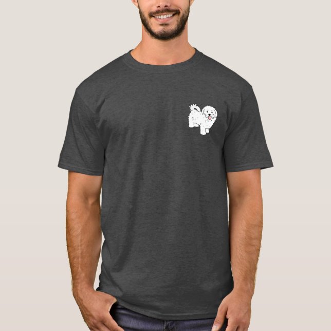 T-shirt Illustration mignonne rétro maltaise (Devant)