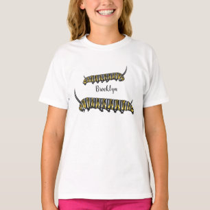 T-shirt Illustration Monarch caterpillar