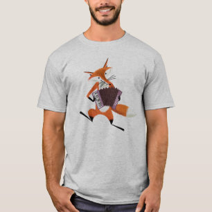 T-shirt Illustration musicale du renard