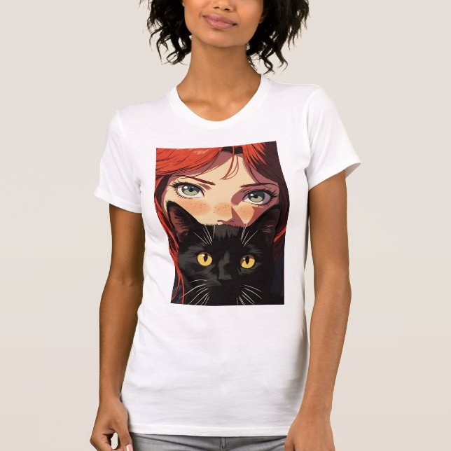 T-Shirt illustration Mystic Red (Devant)