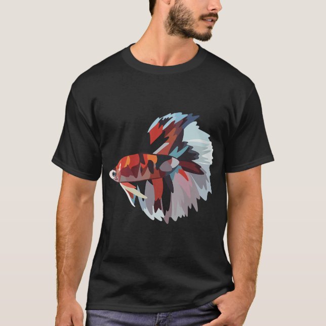 T-shirt Illustration numérique de Koi Betta (Devant)