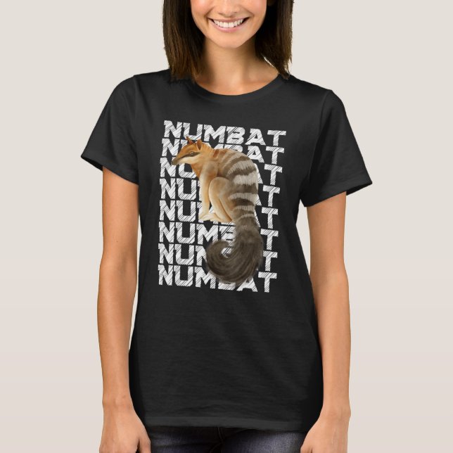 T-shirt Illustration numérique de Numbat (Devant)