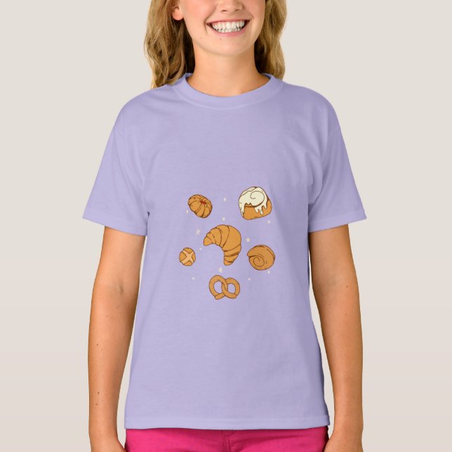T-shirt Illustration of bread  (Devant)