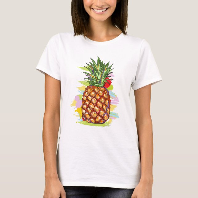 T-shirt Illustration PineApple (Devant)
