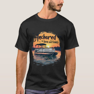 T-shirt Illustration poisson truite de mer avec ombre