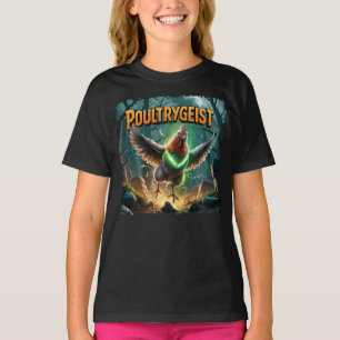 T-shirt Illustration Poultrygeist Combo Créature Drôle