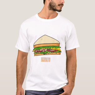 T-shirt Illustration Sandwich