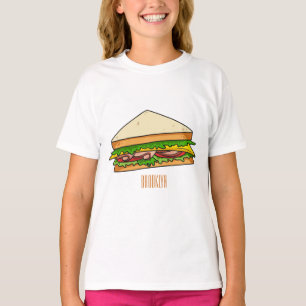 T-shirt Illustration Sandwich