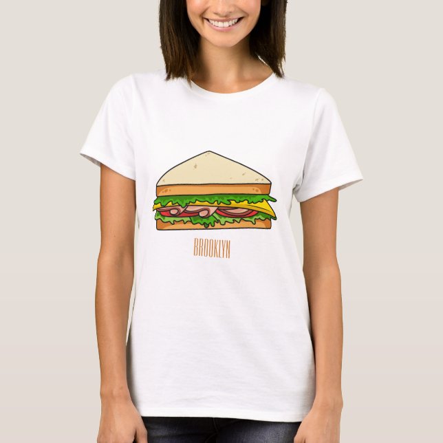 T-shirt Illustration Sandwich (Devant)