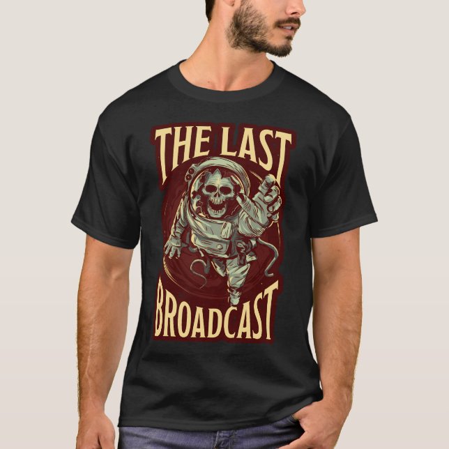 T-shirt Illustration spatiale de l'astronaute mort (Devant)