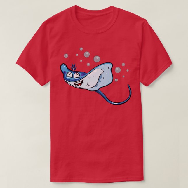 T-shirt Illustration Stingray (Design devant)