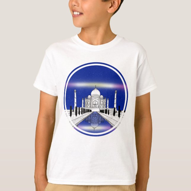 T-shirt Illustration Taj Mahal (Devant)