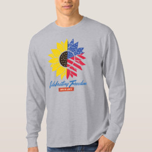 T-shirt Illustration Tournesol 4 Juillet