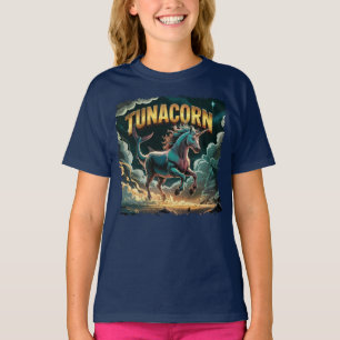 T-shirt Illustration Tunacorn Combo Créature Drôle