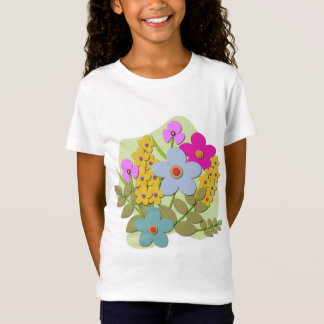 T-Shirt Illustration vectorielle du bouquet de fleurs
