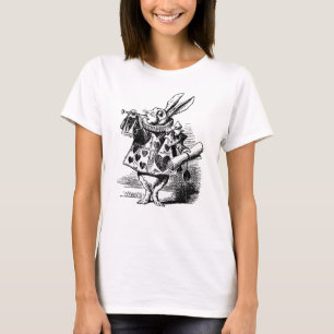 T-shirt Illustration vintage Alice au pays des merveilles