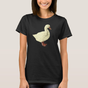 T-shirt Illustration vintage Animaux De Ferme Canard Et Fe