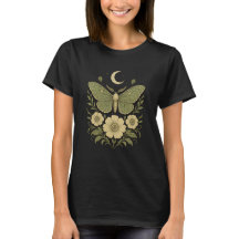 Illustration vintage Art nouveau de papillon de nu