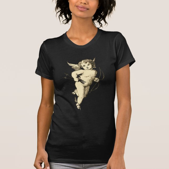 T-shirt Illustration vintage de cupidon (Devant)