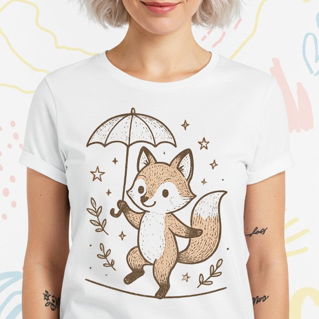 T-shirt Illustration Vintage de Fox (Créateur téléchargé)