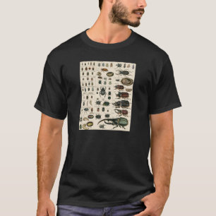 T-shirt Illustration vintage de scarabée