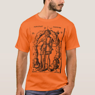 T-shirt Illustration vintage des signaux zodiaques