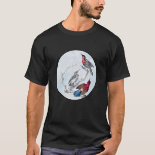 T-shirt Illustration vintage D'Oiseaux De Soleil Par Aert