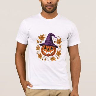 T-shirt Illustration vintage du Citrouille Halloween