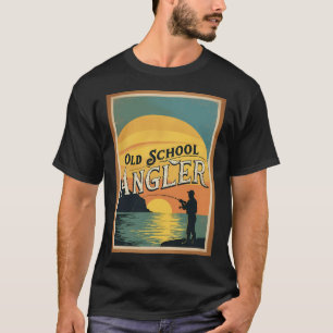 T-SHIRT ILLUSTRATION VINTAGE FELIX LE CHAT VA À LA PÊCHE