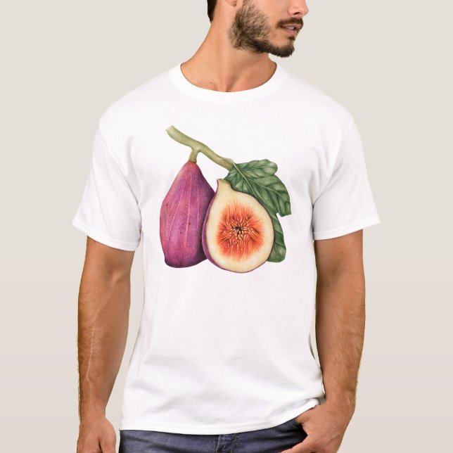 T-shirt Illustration vintage Fig (Devant)