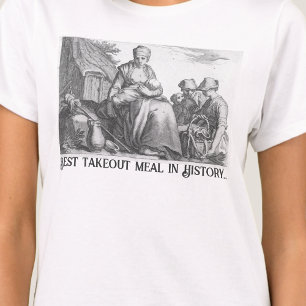 T-shirt Illustration Vintage maman allaitante humoristique