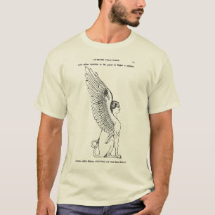 T-shirt Illustration vintage Sphinx