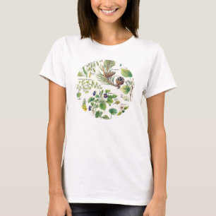 T-shirt Illustrations botaniques de Larousse