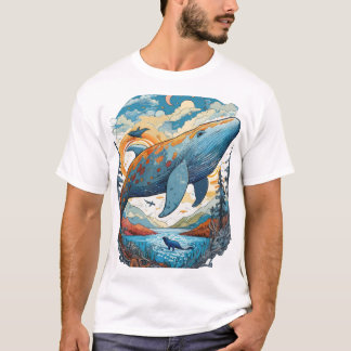 T-shirt Illustrations d'animaux surréalistes