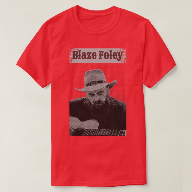 T-shirt Illustrations de Blaze Foley (Design devant)
