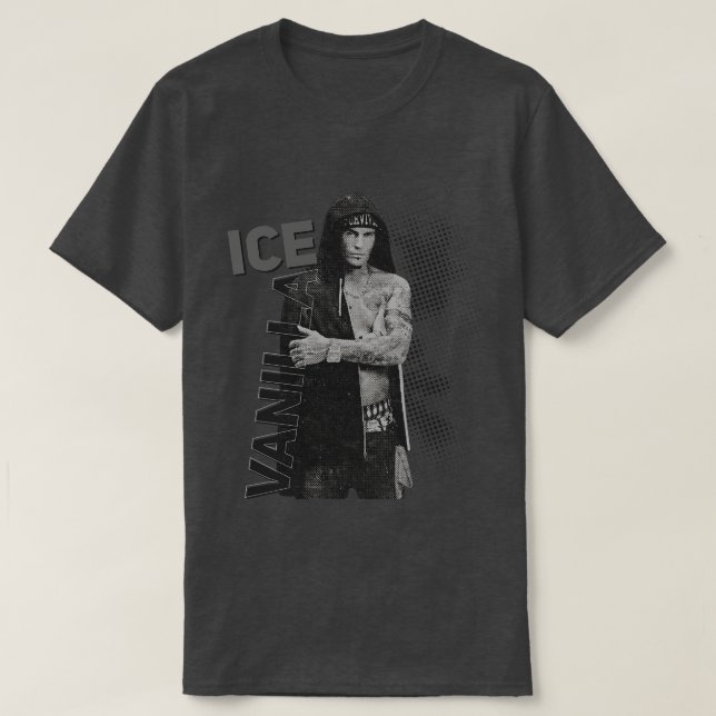 T-shirt Illustrations de glace vanille (Design devant)