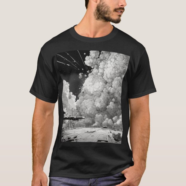 T-shirt Illustrations Monochromatiques (Devant)