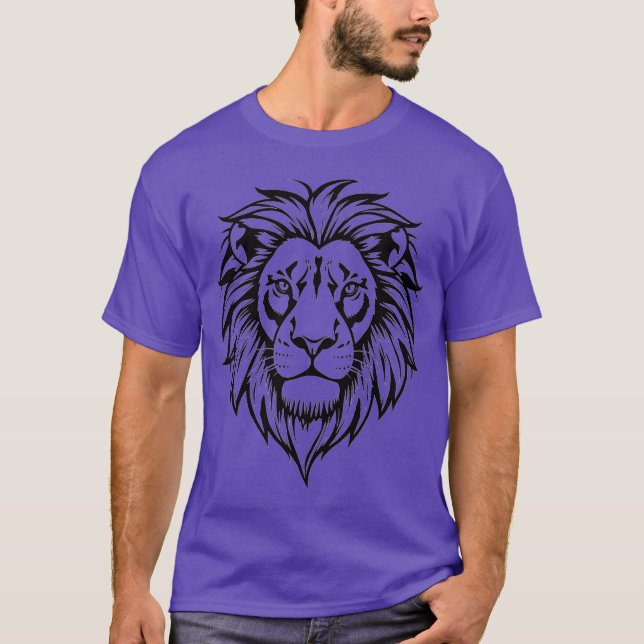 T-shirt Illustrations vectorielles en noir et blanc sur la (Devant)