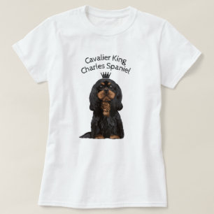 T-shirt illustré cavalier d'épagneul du Roi