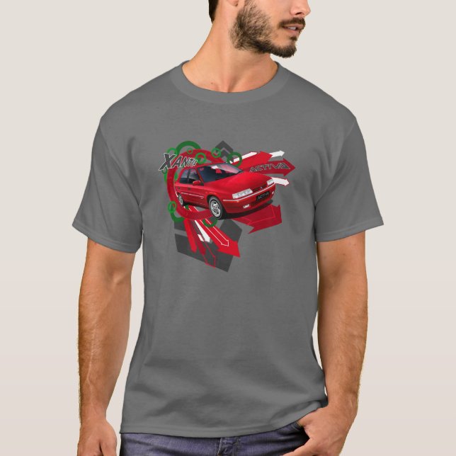 T-shirt illustré par Activa de Citroen Xantia (Devant)