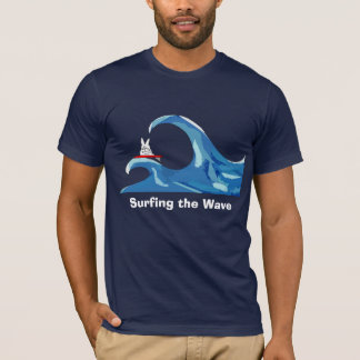 T-shirt illysurfing, surfant la vague