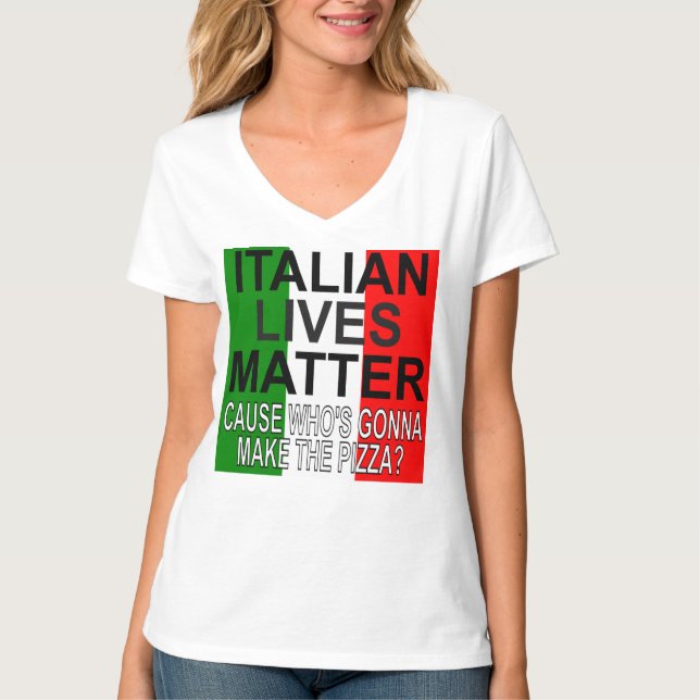 T-shirt ILM qui va faire la pizza (Devant)