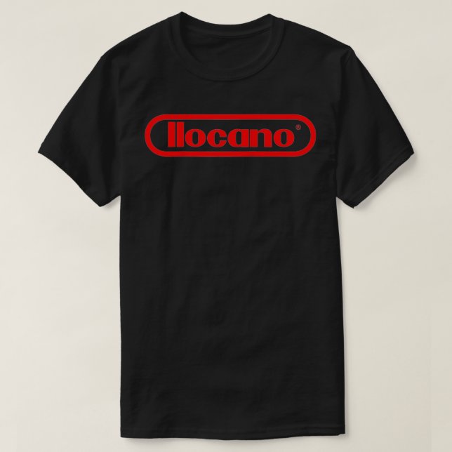 T-shirt Ilocano  Retro Gaming Logo  Philippines  (Design devant)