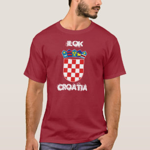 T-shirt Ilok, Croatie avec armoiries