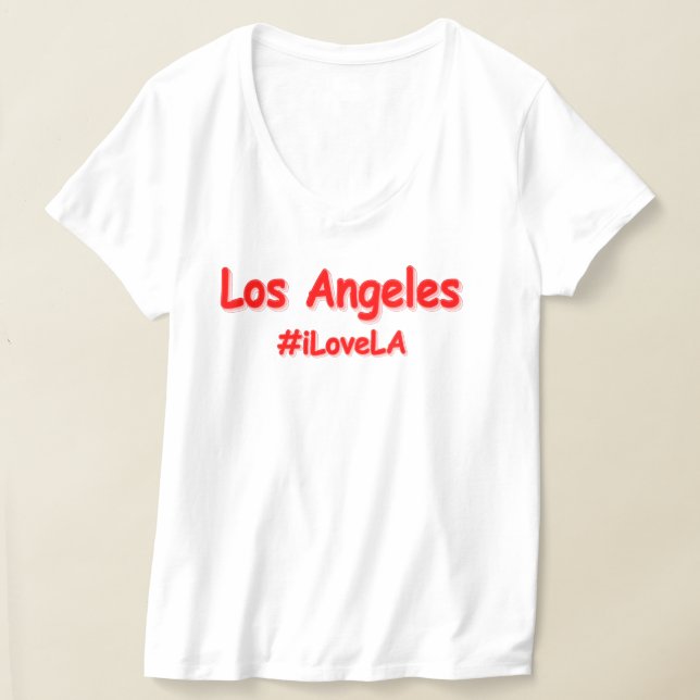 T-shirt "#iLoveLA" Joli design. Acheter maintenant (Poser)