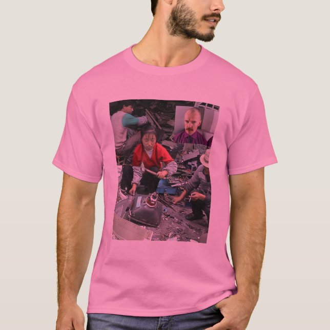 T-shirt Ils écrasent tous mes documents de concepteur (Devant)