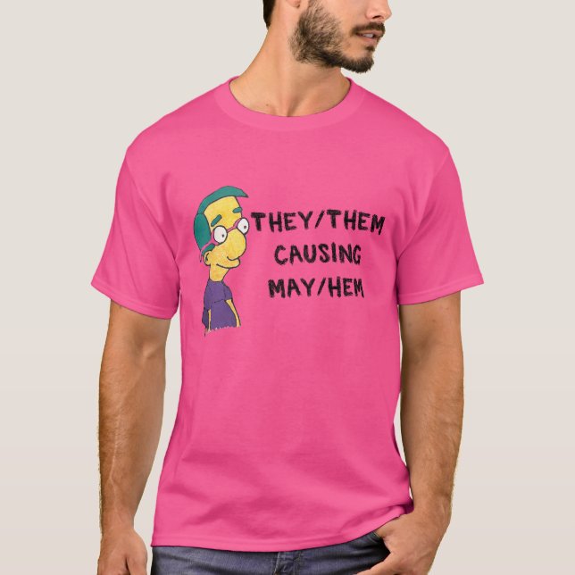 T-SHIRT ILS LA CAUSENT PEUT-ÊTRE ELLE (Devant)