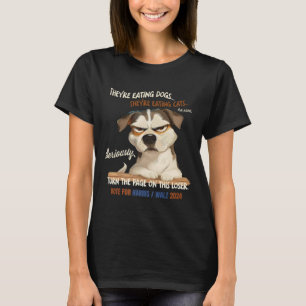 T-shirt Ils mangent des chiens ! Ils Mangent Des Chats ! V