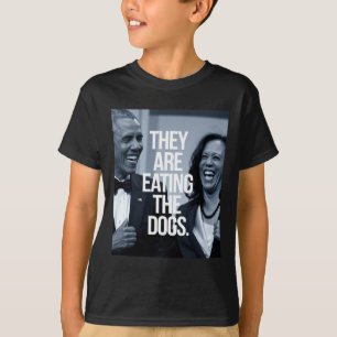 T-shirt Ils Mangent Les Chiens De Soutien Au Président Kam