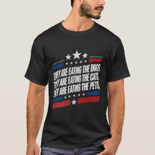 T-shirt Ils mangent les chiens les chats les animaux de co
